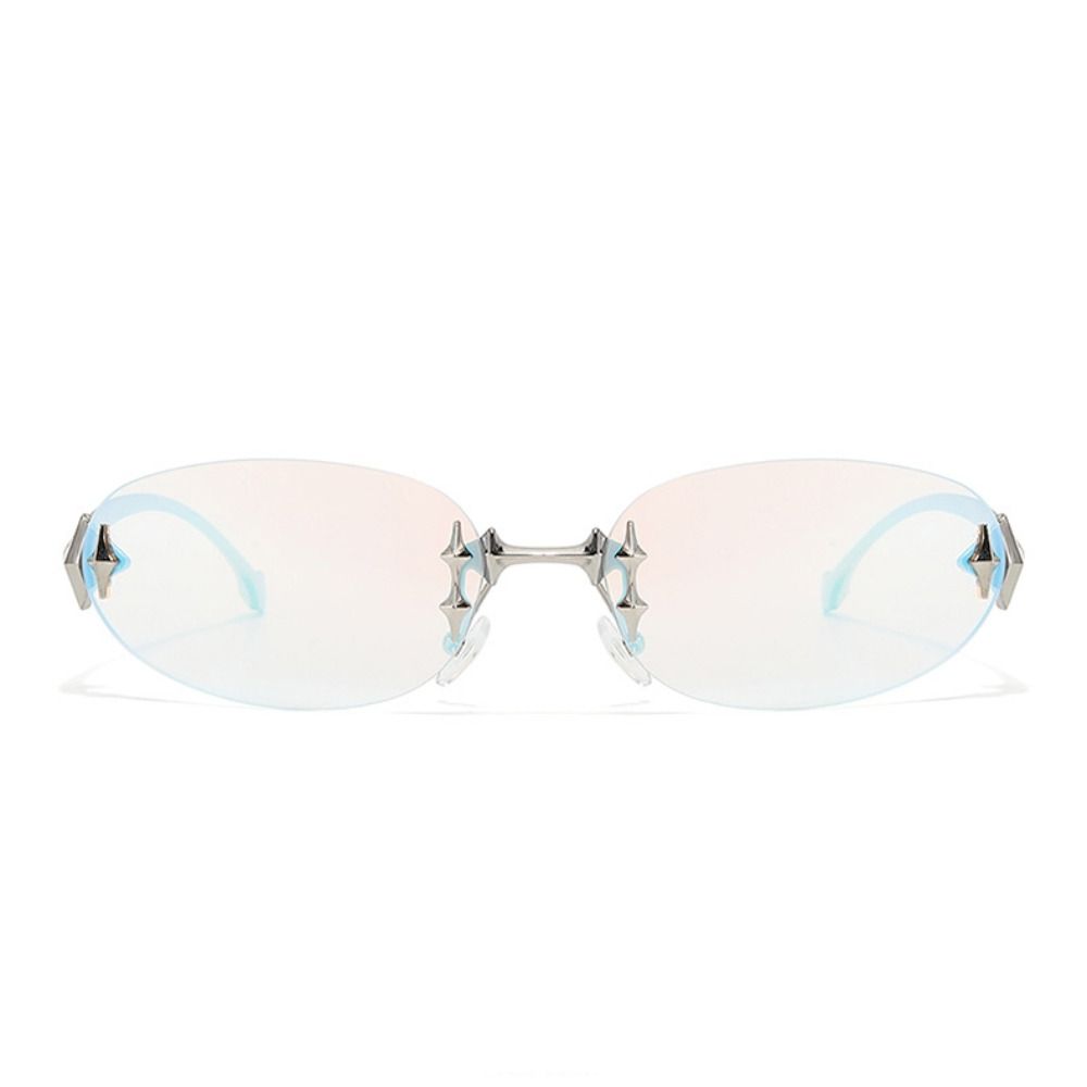 Vintage Fashion Y2K - Y2K Style Frameless Sunglasses Trend UV