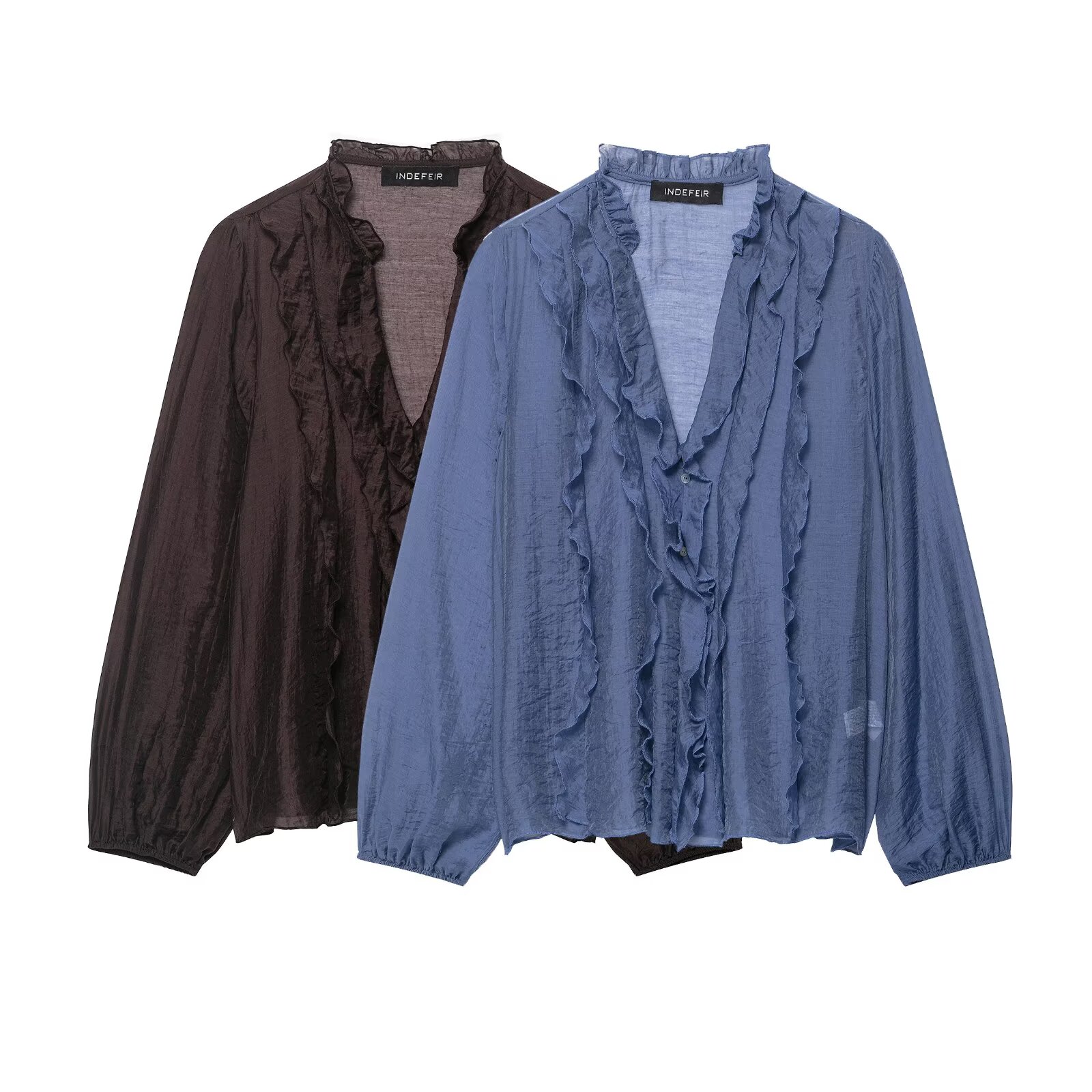 Vintage Fashion Trends - Willshela Women Fashion Ruffled Pleated Single
