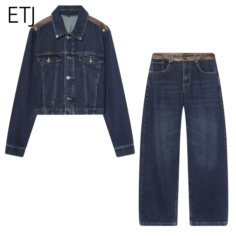Patchwork Jean Jacket - ETJ Women's Denim Jacket & Jeans