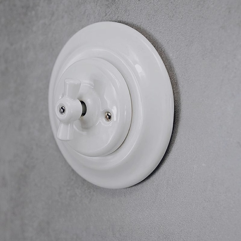 Vintage Fashion Outlet - Vintage Ceramic Rotary Switch Antique Mount