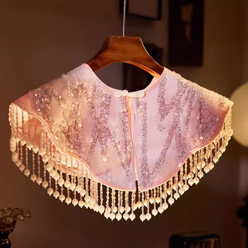 Vintage Fashion In Chinese - Women's Spring Summer Embroidery Luxury Pearl