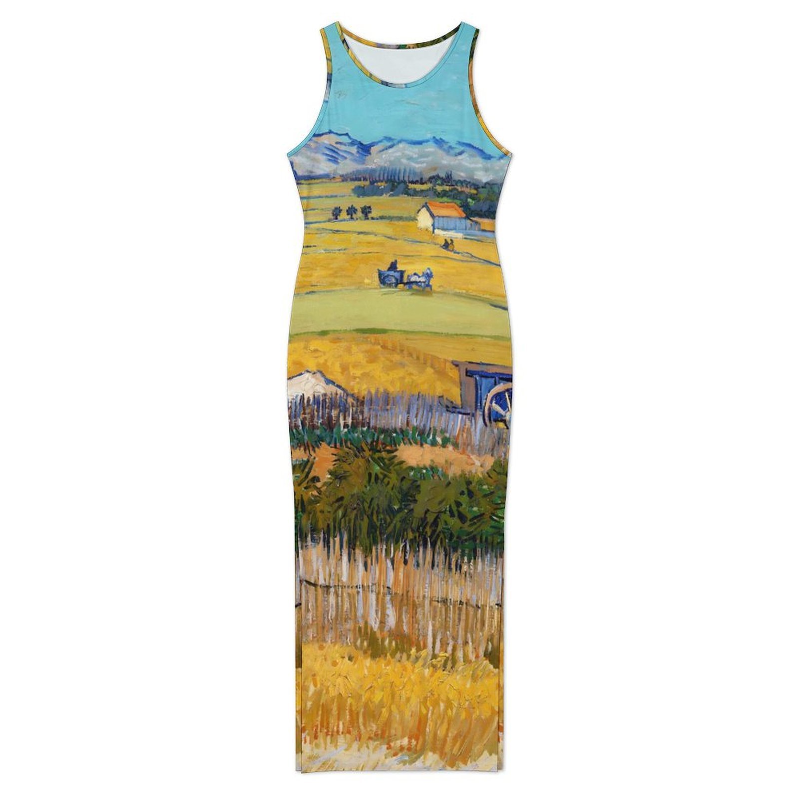 Van Gogh Bodycon Dress Summer  - Vintage Fashion La 评论和价格