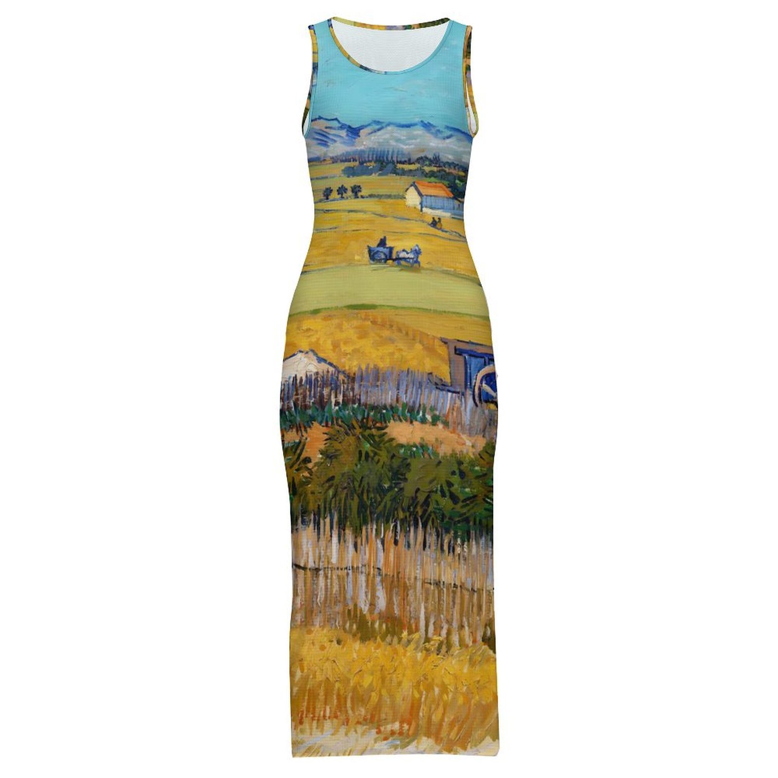 Van Gogh Bodycon Dress Summer  - Vintage Fashion La 评论和价格
