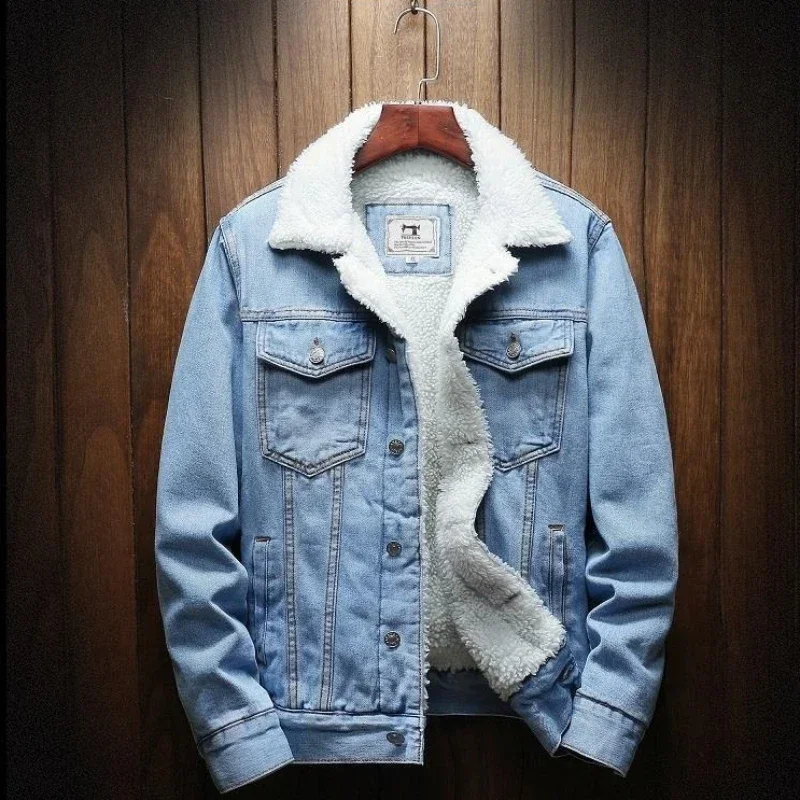Denim Jackets Man Padding with - Patchwork Jean Jacket 评论和价格