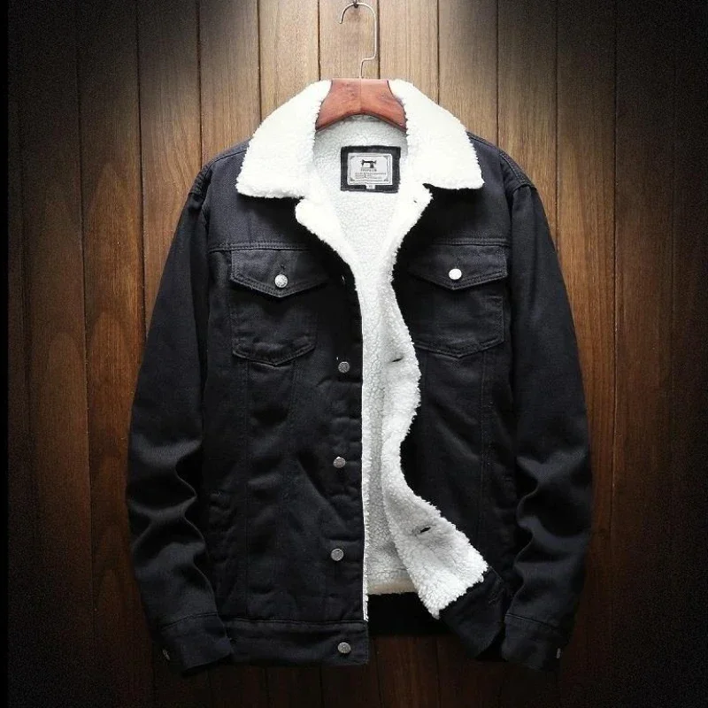 Denim Jackets Man Padding with - Patchwork Jean Jacket 评论和价格