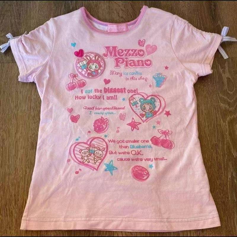 Vintage Kawaii Cute Short Slee - Vintage Fashion Y2K 评论和价格