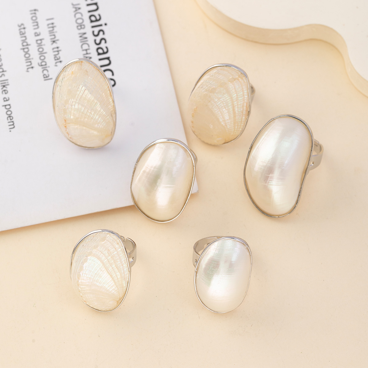 Vintage Chunky Shell Rings for - Vintage Fashion Outlet 评论和价格