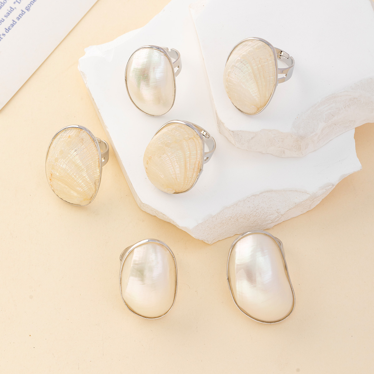 Vintage Chunky Shell Rings for - Vintage Fashion Outlet 评论和价格