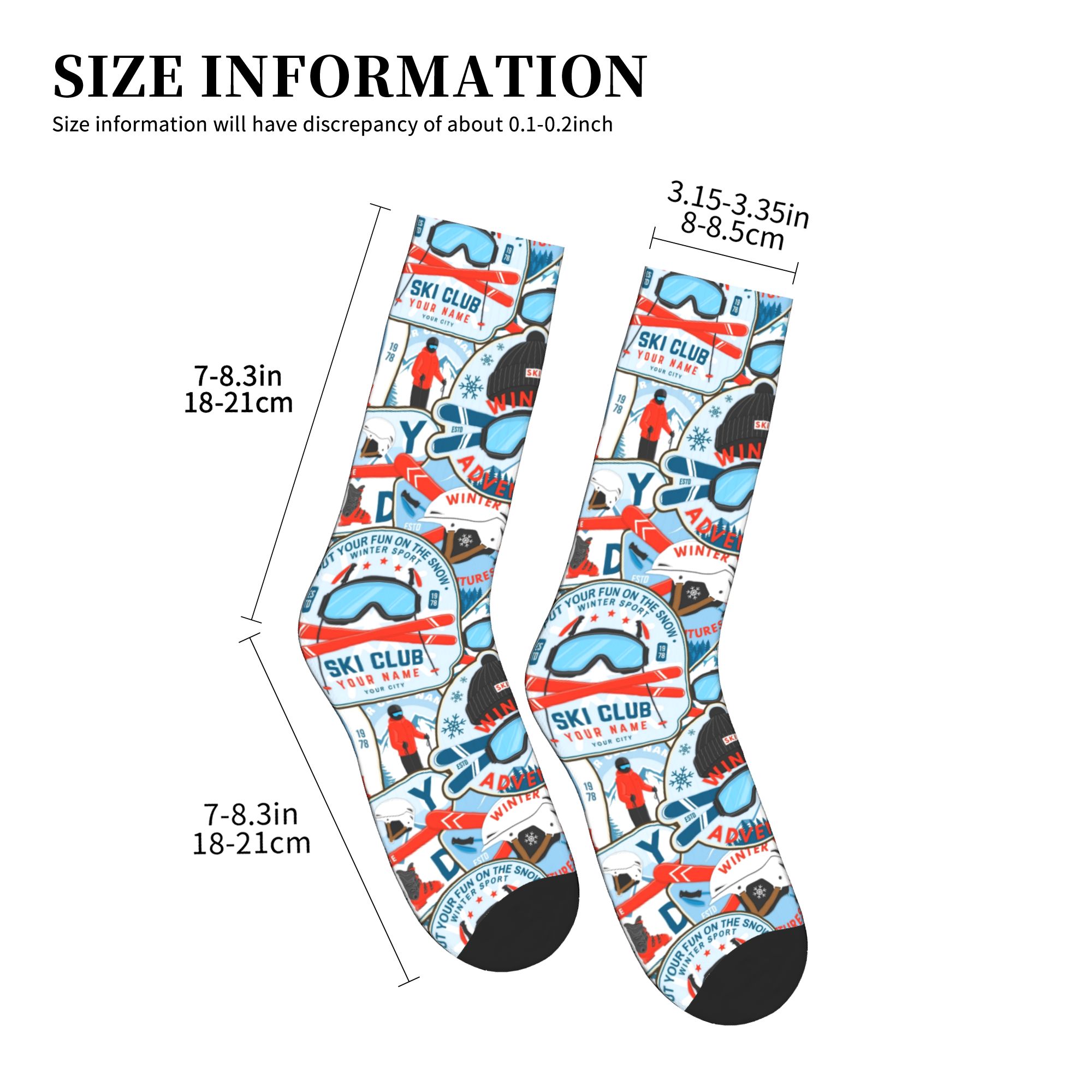 Vintage Red Blue Ski Club Seam - Vintage Fashion Mens 评论和价格