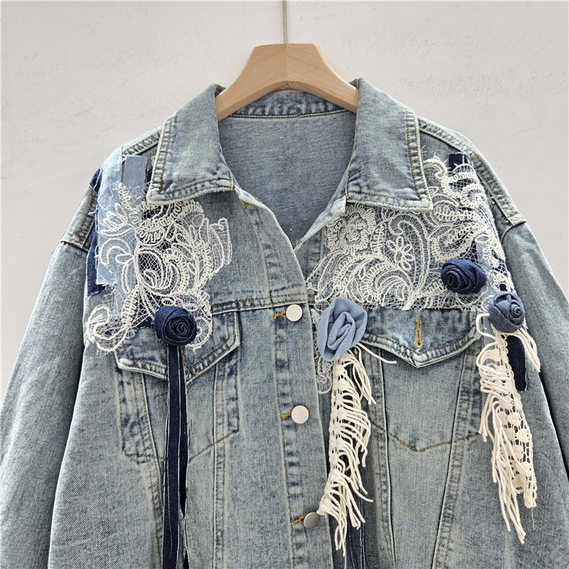 SuperAen Autumn 2025 New Women - Patchwork Jean Jacket 评论和价格