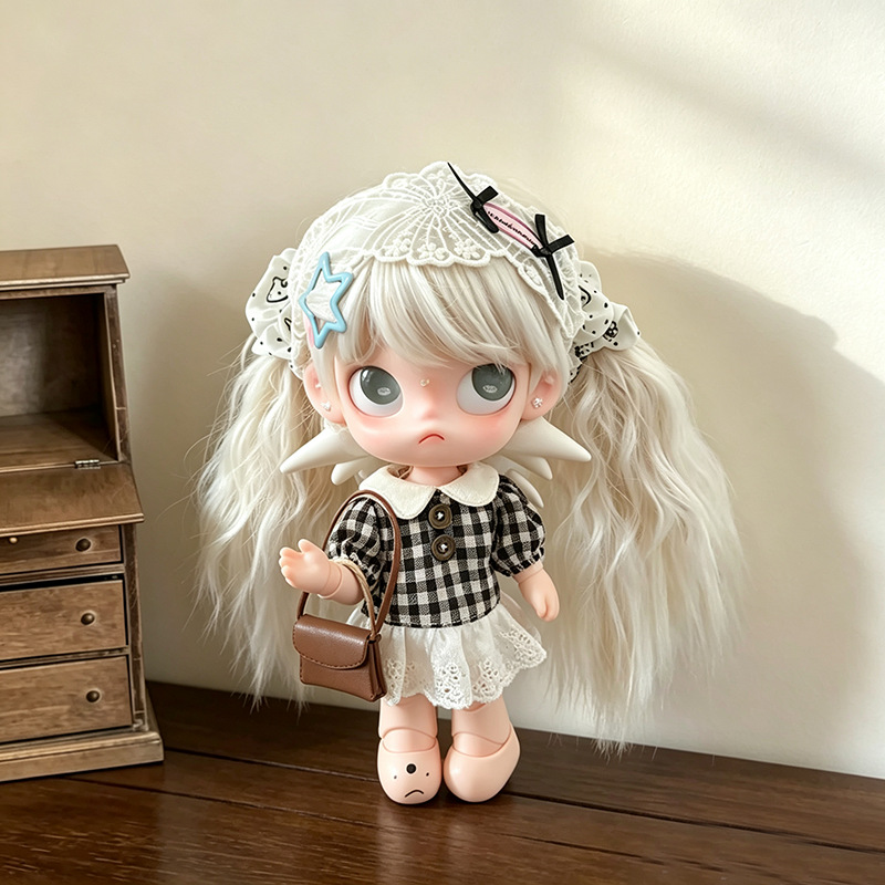 Vintage Sweet Plaid Doll Dress - Vintage Fashion Dolls 评论和价格