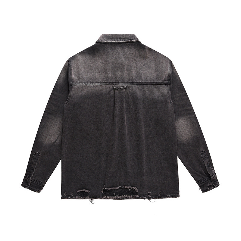 Men's High Street Ripped Jeans - Vintage Fashion Y2K 评论和价格