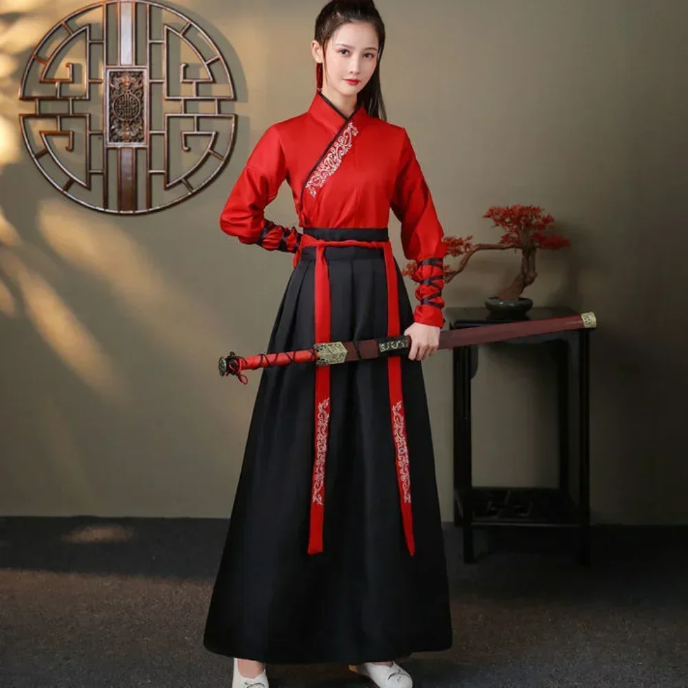 Modern Hanfu Women Top Skirt 2 - Vintage Fashion Mens 评论和价格