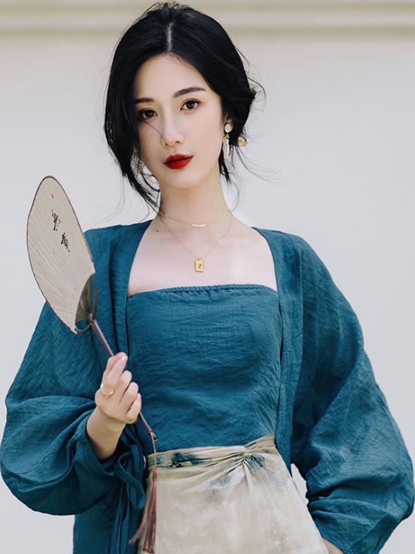 plus Size Floral Print Open Ca - Vintage Fashion In Chinese 评论和价格