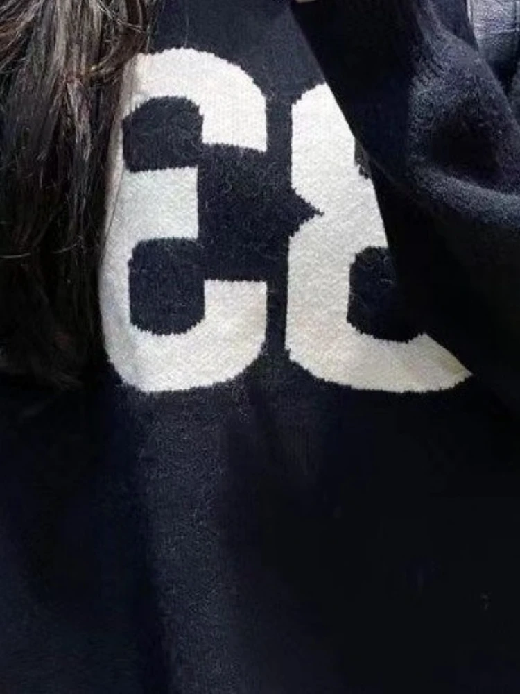 Y2K Vintage Knitted Sweater Wo - Vintage Fashion Y2K 评论和价格