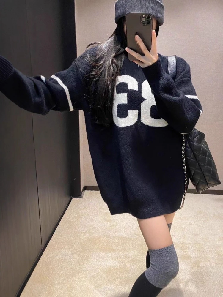 Y2K Vintage Knitted Sweater Wo - Vintage Fashion Y2K 评论和价格