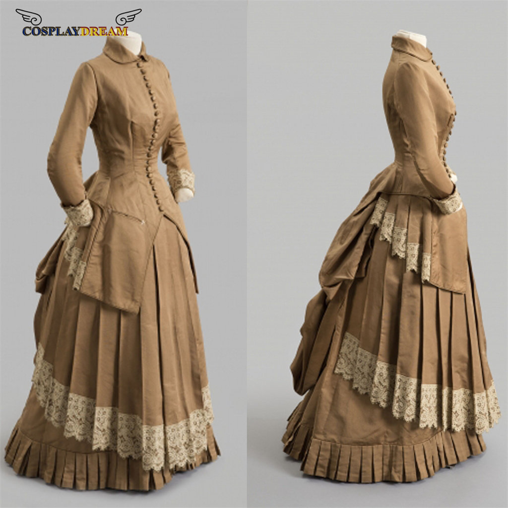 19th Century Fashion dress Vic - Vintage Fashion Fabrics 评论和价格