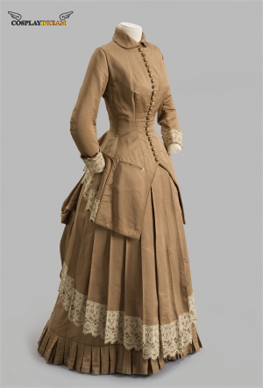 19th Century Fashion dress Vic - Vintage Fashion Fabrics 评论和价格