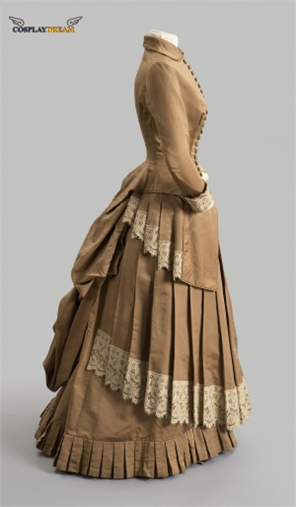 19th Century Fashion dress Vic - Vintage Fashion Fabrics 评论和价格