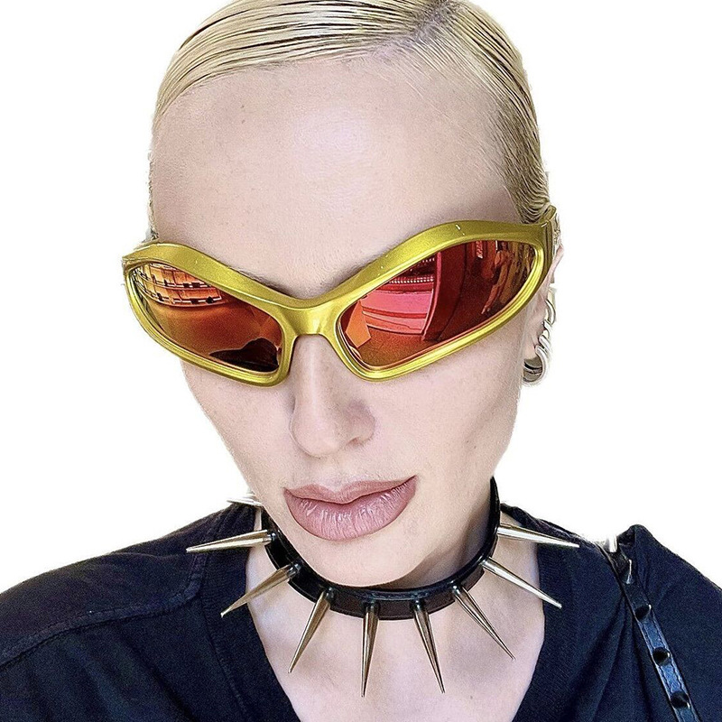 Vintage Y2K Round Sunglasses W - Vintage Fashion Y2K 评论和价格