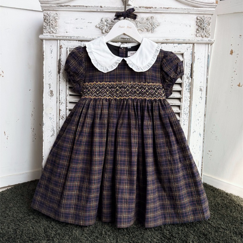 Vintage Dark Blue Hand-Embroid - Vintage Fashion La 评论和价格