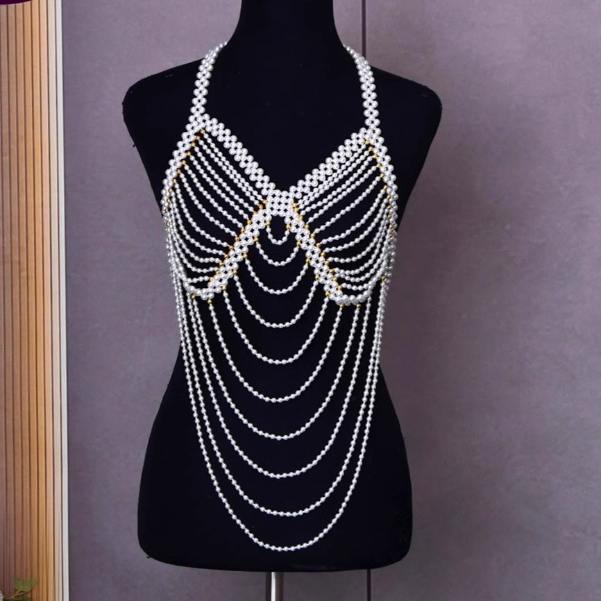 Women's Spring Summer Pearl Kn - Vintage Fashion In Chinese 评论和价格