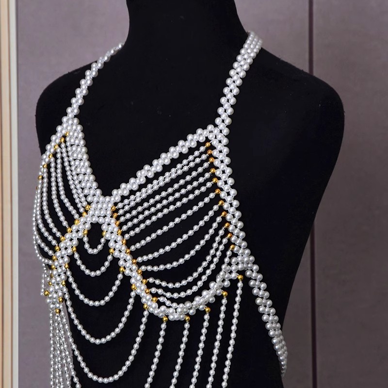 Women's Spring Summer Pearl Kn - Vintage Fashion In Chinese 评论和价格