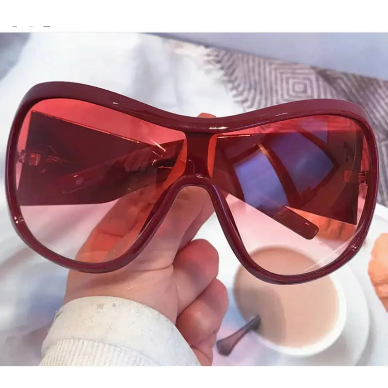 One Piece Oversized Y2K Sungla - Vintage Fashion Images 评论和价格