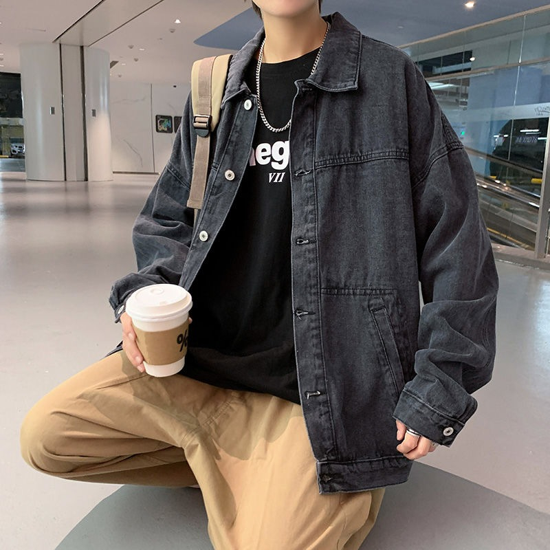 Winter 2025 Male Jean Coats Cl - Patchwork Jean Jacket 评论和价格