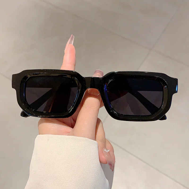 Vintage Rectangle Frame Sungla - Vintage Fashion Images 评论和价格