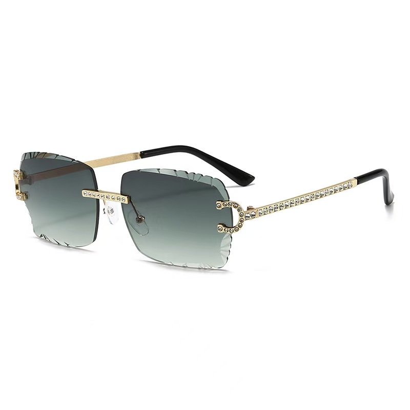 Fashion Rimless Square Sunglas - Vintage Fashion Images 评论和价格