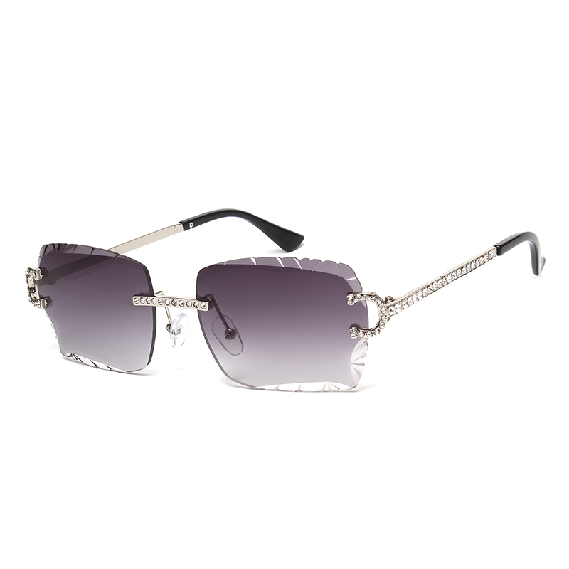 Fashion Rimless Square Sunglas - Vintage Fashion Images 评论和价格