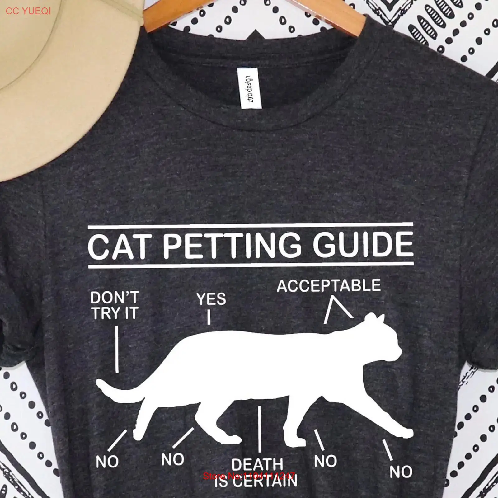 CaT T Shirt Petting Guide Owne - Vintage Fashion Guide 评论和价格