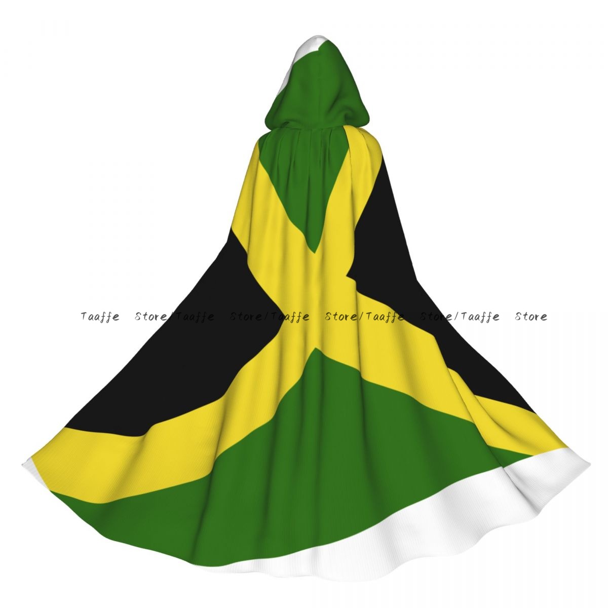 Flag Of Jamaica Witch Cloak Ha - Vintage Trench Coat 评论和价格