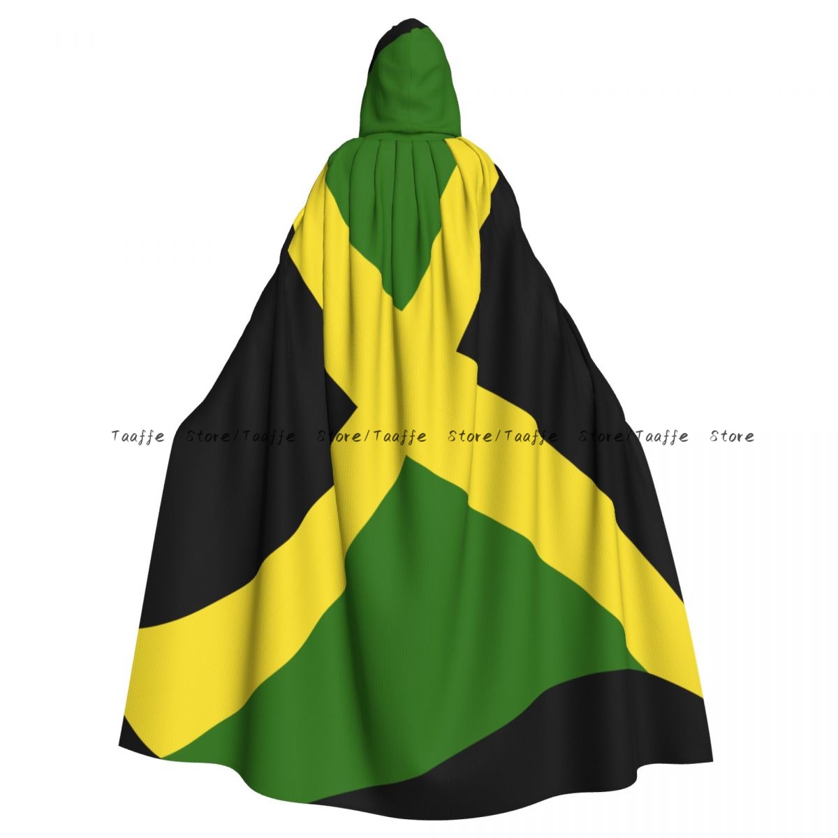 Flag Of Jamaica Witch Cloak Ha - Vintage Trench Coat 评论和价格