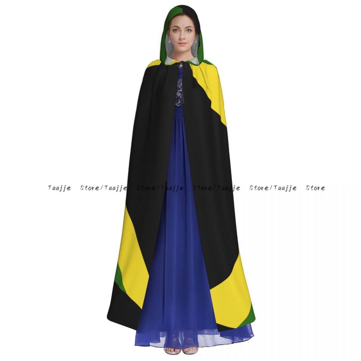 Flag Of Jamaica Witch Cloak Ha - Vintage Trench Coat 评论和价格
