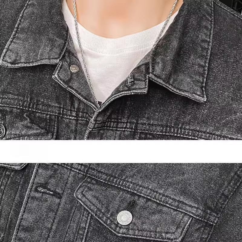 America Vintage Heavy Wolf Emb - Patchwork Jean Jacket 评论和价格