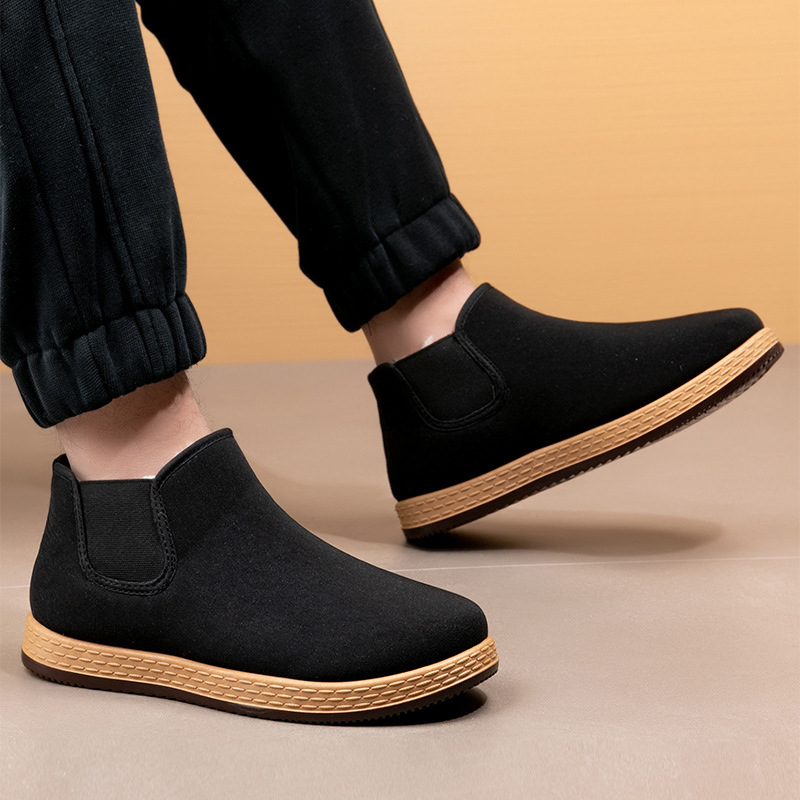 Men's Cotton Shoes Men's Winte - Vintage Fashion Mens 评论和价格