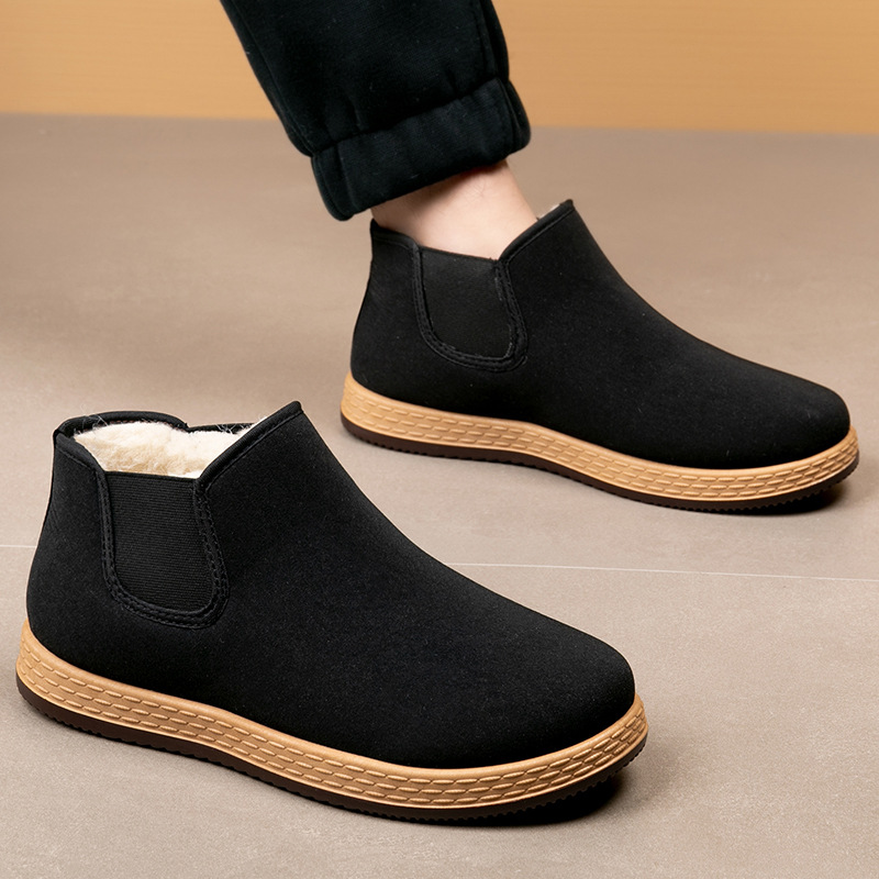 Men's Cotton Shoes Men's Winte - Vintage Fashion Mens 评论和价格