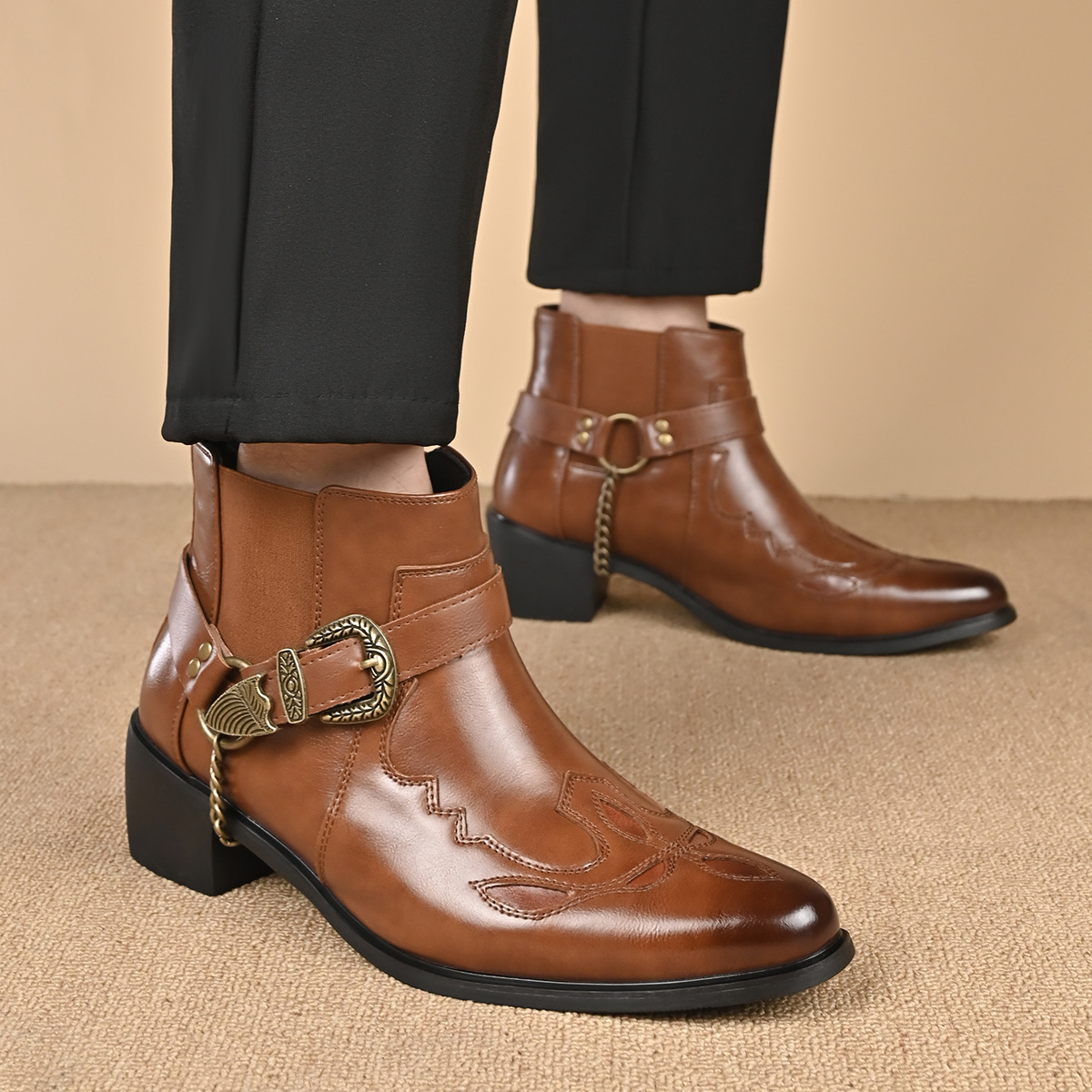 Fashion 2026 Men's Vintage Cow - Vintage Fashion For Mens 评论和价格