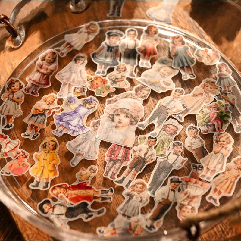 50pcs Vintage Kids Paper Doll  - Vintage Fashion Dolls 评论和价格